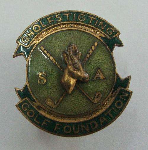 Old S.A. Golf  Foundation  Badge