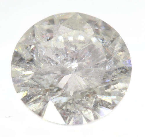 ORIGINAL IGL CERTIFIED 2 CT F COLOUR SL3 - I2 CLARITY BEAUTIFUL WHITE STONE. SPECIAL R1 START