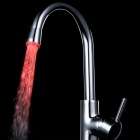 ShenDing LD8002-A9 Temperature Controlled Sensor RGB LED Faucet Light - Silver