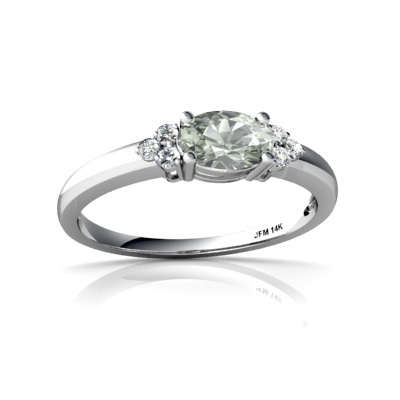 Guaranteed 100% REAL NATURAL, 14K White gold 7Pieces-1.19CT AMETHYST , WHITE DIAMONDS Ring