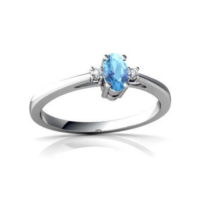 Guaranteed 100% REAL NATURAL, 14K White gold 1.12CT Blue Topaz, WHITE DIAMONDS Earring