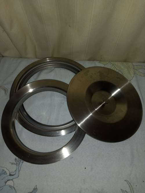 Counter Top Bin Lid, Stainless Steel