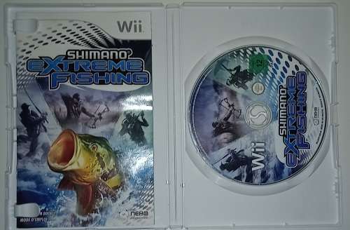 Wii Shimano Extreme Fishing including fishing rod