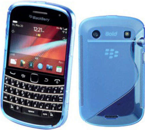 S Line Gel Case For Blackberry Bold 9900 9930 (Blue)