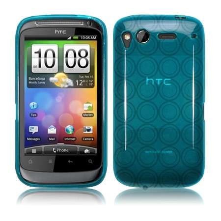 Hydro Gel Case Cover for HTC Desire S (Blue)