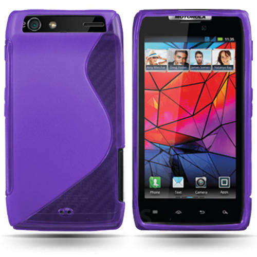 S-Line Pouch for Motorola Droid Razr (Purple TPU)
