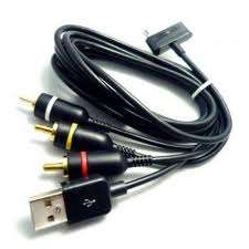 1.5m AV TV RCA Video Cable with USB for Samsung Galaxy Tab P1000 P1010
