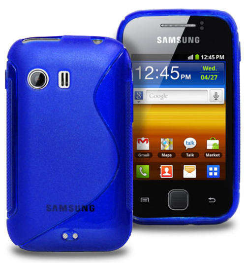 S-Line Pouch for Samsung Galaxy Y S5360 (Blue TPU)
