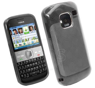 Hydro Gel Case Cover for Nokia E5 (Smoke)