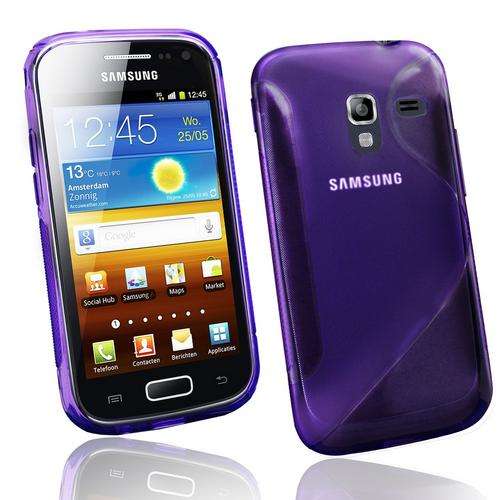 TPU S-Line Pouch for Samsung Galaxy Ace 2 i8160 (Purple)