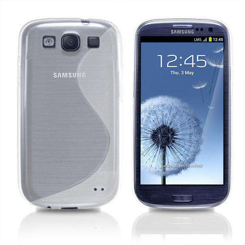 TPU S-Line Pouch for Samsung Galaxy S3 i9300 Galaxy S III (Clear)