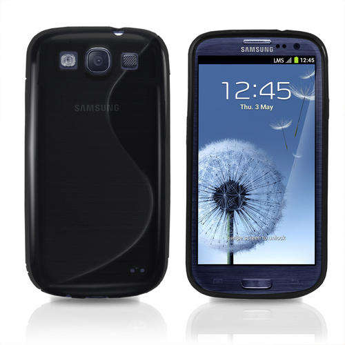 TPU S-Line Pouch for Samsung Galaxy S3 i9300 Galaxy S III (Black)