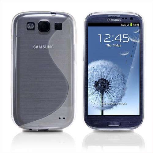 TPU S-Line Pouch for Samsung Galaxy S3 i9300 Galaxy S III (Smoke)