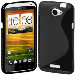 TPU S-Line Pouch for HTC One S (Black)
