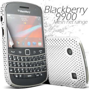 Mesh Net Range for Blackberry Bold 9900 (White) + Screen Protector