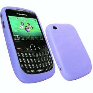 Embossed Silicone Skin for BlackBerry Curve 8520 9300 (Lilac) - Cheap Shipping