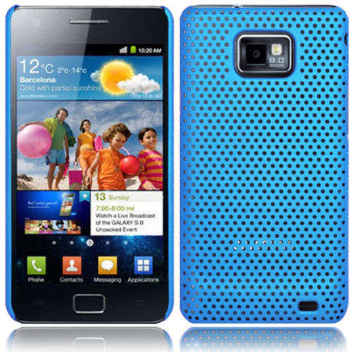 Mesh Case for Samsung Galaxy S2 i9100 Light Blue