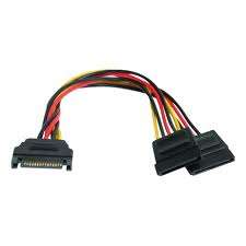 SATA to Dual SATA Power Splitter Cable