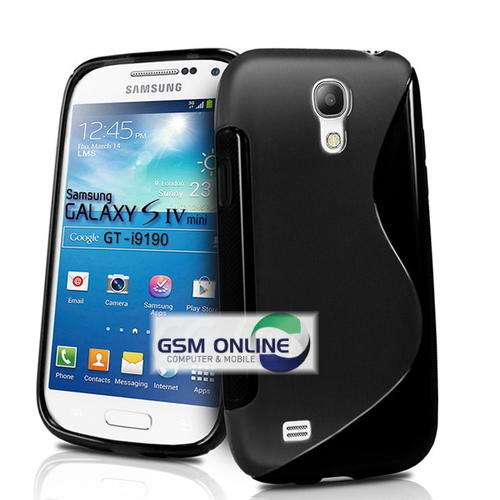 S-Line Gel Case Cover for Samsung Galaxy S4 Mini i9190 (Black)