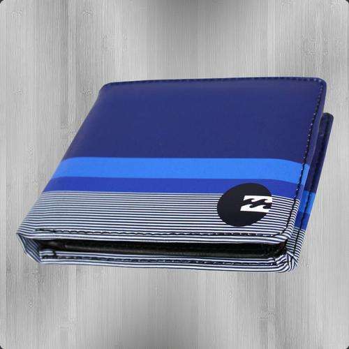 Billabong Mens Wallet + Free Webbing Belt (Navy)