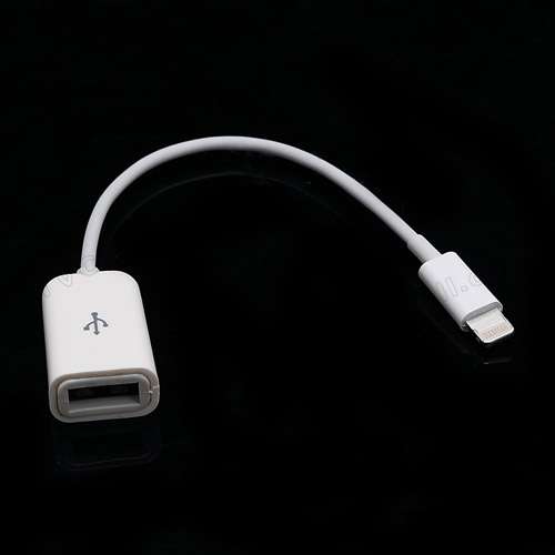 8 Pin Lightning to USB Female OTG Host Cable for Apple iPhone 5