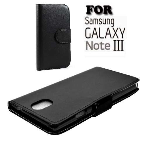 Book Type Flip Case for Samsung Galaxy Note 3 N9000 N9002 N9005 - Cheap Shipping