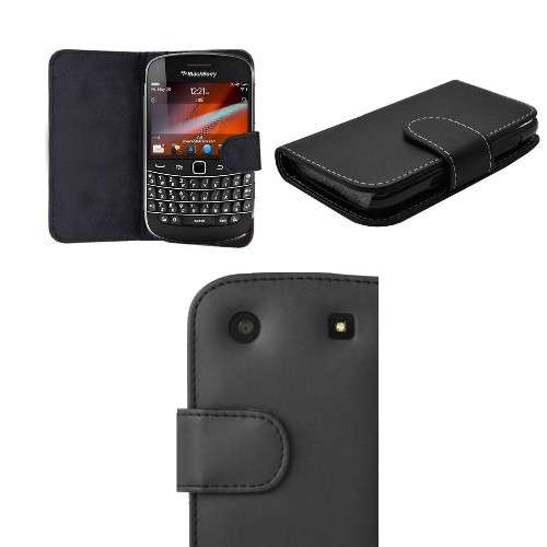 Book Type Flip Case for Blackberry Bold 9900 9930 - Cheap Shipping