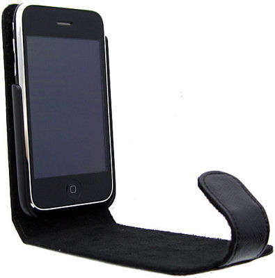 Apple iPhone 4 Leather Flip Case Pouch