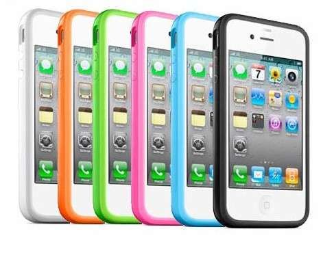 Apple iPhone 4 Silicone Bumper Frame Case Cover