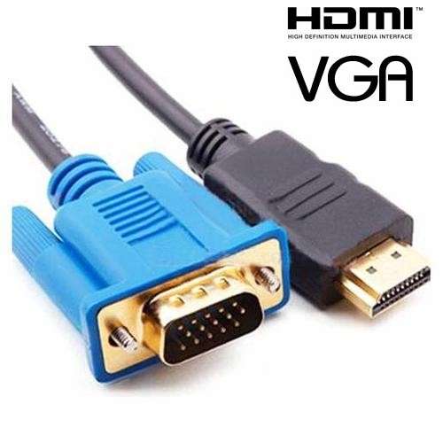 HDMI Male to VGA HD-15 Male Cable 1.8M