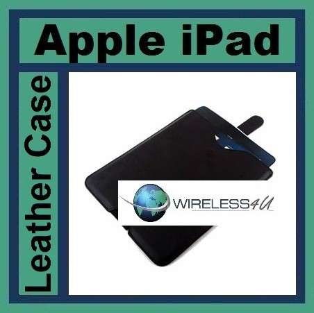 Apple iPad Black Leather Pouch - SAVE R200