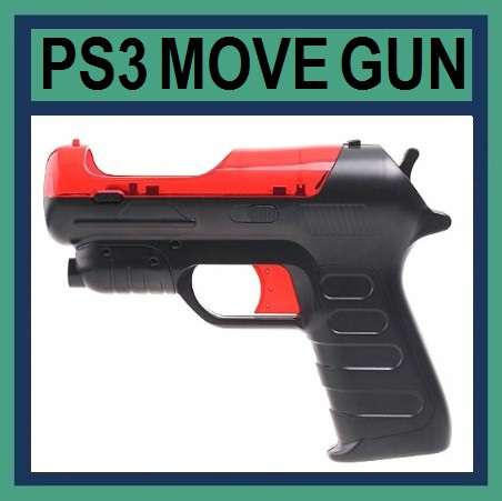 PS3 Move Pistol Gun Accessory (New Arrival)