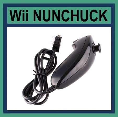 Black Nunchuck for Nintendo Wii - BELOW R100