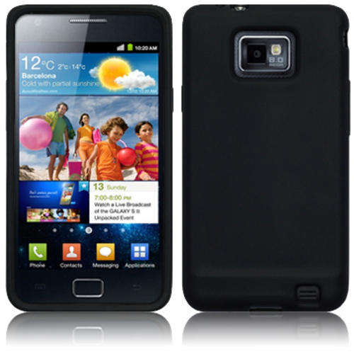 Samsung Galaxy S2 i9100 Silicone Pouch Black COMBO - ONLY R69
