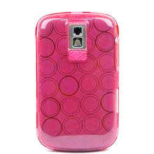 TPU Circle Gel Case for Blackberry Bold 9000 Pink