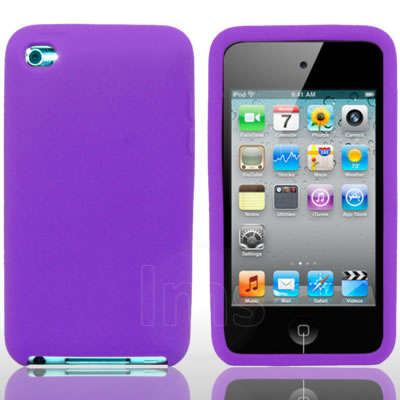 Soft Silicone Skin for Ipod Touch 4 Purple