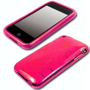 TPU Circle Gel Case for Apple iPhone 3 Pink