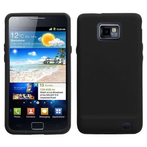 Silicone Pouch Black for Samsung Galaxy S2 i9100 - ONLY R49