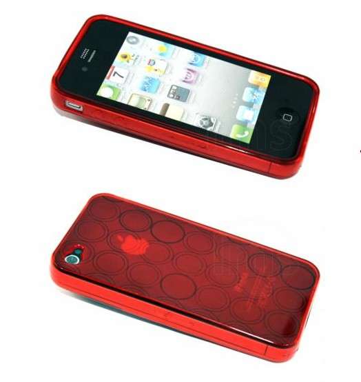Hydro Gel Case for Apple iPhone 4 (Red) - Cheap Shipping