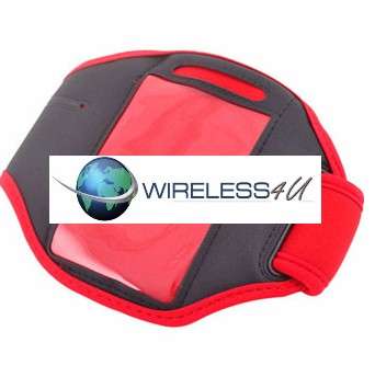 Gym Sport Armband Case for iPhone 2G/3G/3Gs/4G & iPod Touch (Red)