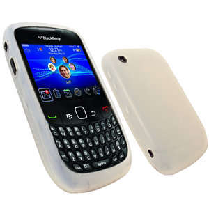 Embossed Silicone Skin for BlackBerry Curve 8520 9300 (Transparant)
