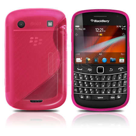 S Line Gel Case For Blackberry Bold 9900 9930 (Pink)