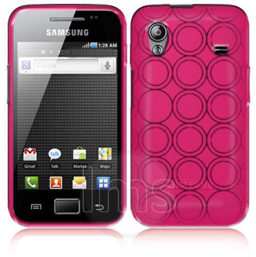 TPU Circle Gel Case for Samsung Galaxy Ace S5830 Pink