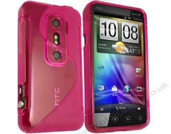 S-Line Gel Case For HTC EVO 3D (Pink) - Clearance