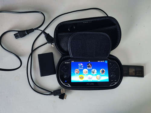PS Vita Console 8GB Sony Memory Card & 64GB SD Card