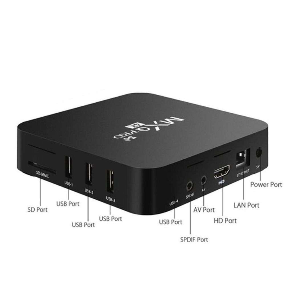MXQ PRO 4k Tv Box - Android 12.1 4G+64GB