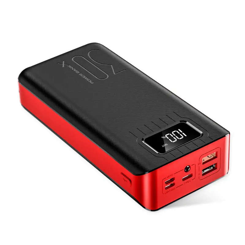 Portable mobile power bank 40000mah - Black & Red