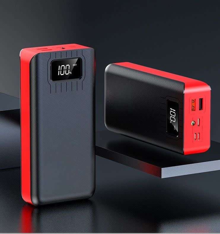 Portable mobile power bank 40000mah - Black & Red