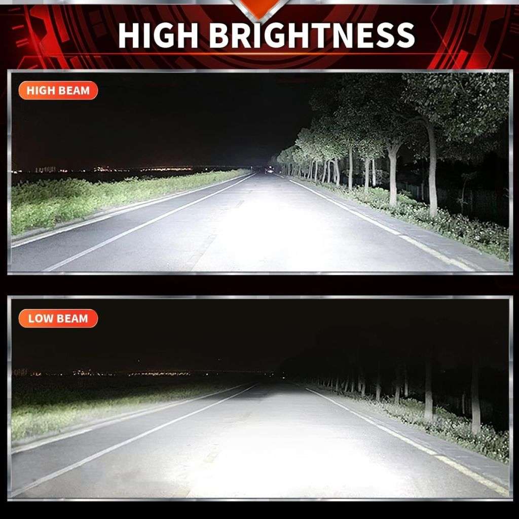 Pair Of 65W V8E-H7 Car LED Headlight