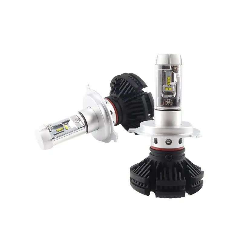 2-Pieces Of 60W X3-H7 Car LED Headlight Bulbs